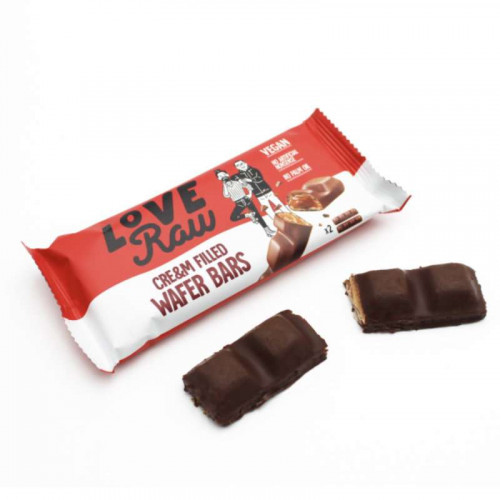 Love Raw Cre&m Filled Wafer Bars