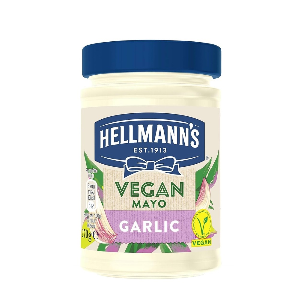 Hellmann's Vegan Garlic Mayonnaise, 270g