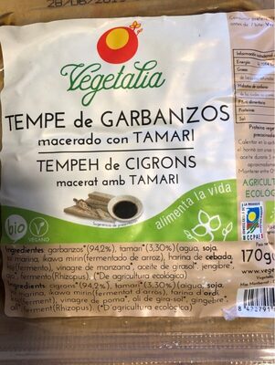 Tempeh De Garbanzos