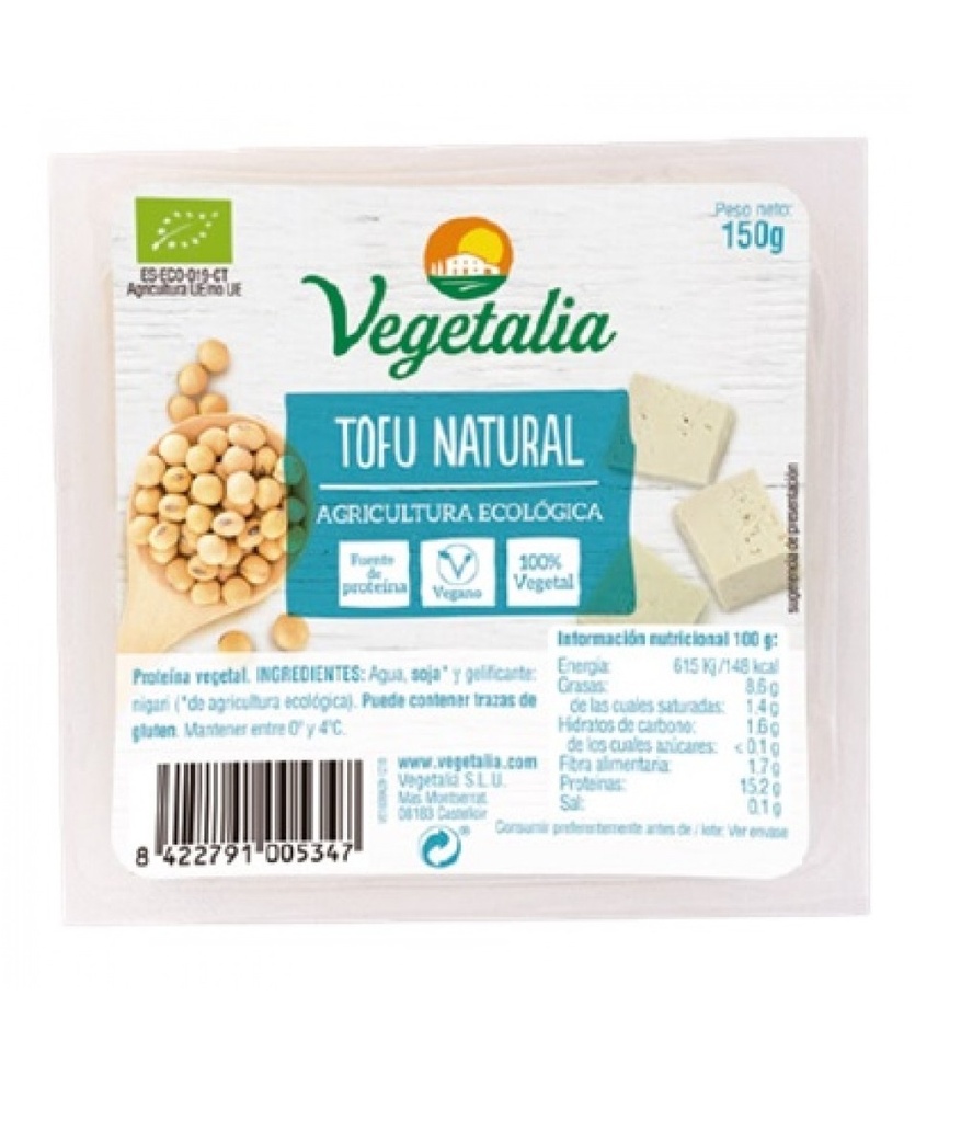 Vegetalia Tofu Natural  150gr