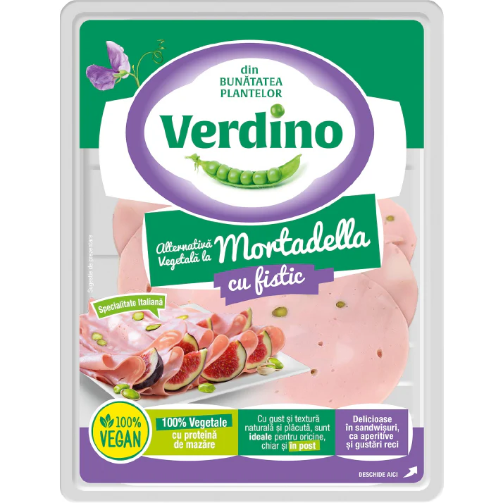 Verdino Mortadella with pistachio lonchas