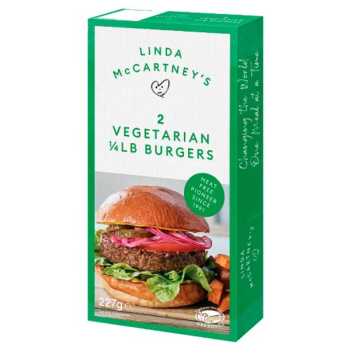 Linda McCartney 2 Vegetarian 1/4lb Burgers