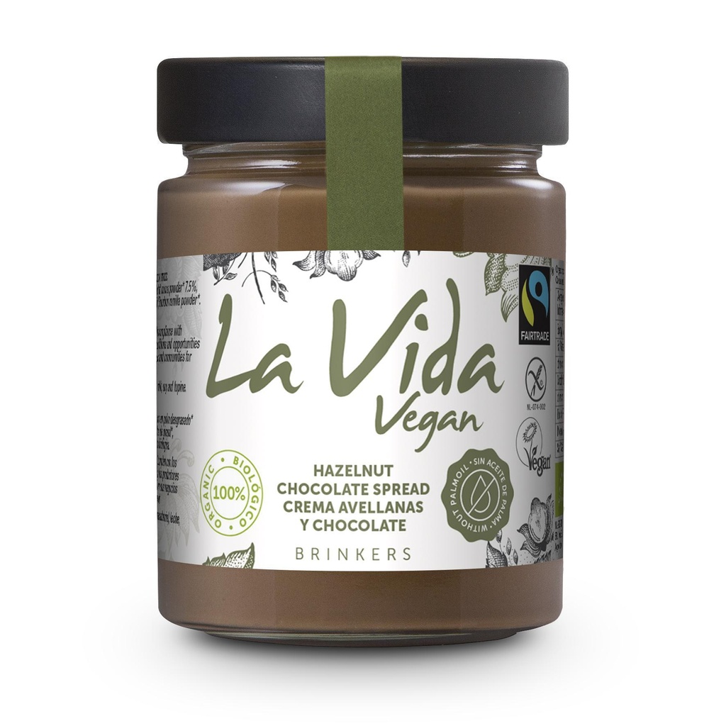 La vida Vegan Crema avellanas y chocolate