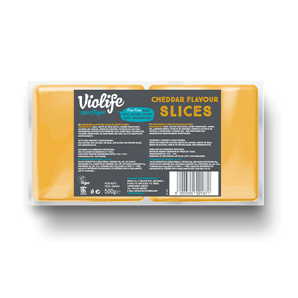 Violife Queso en lonchas cheddar 500gr