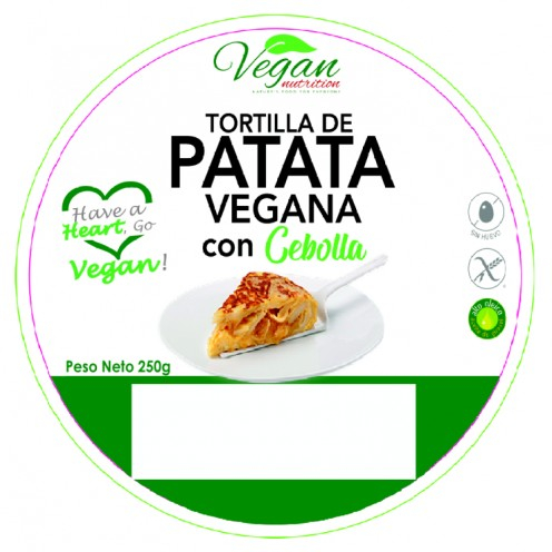 Tortilla de patatas con cebolla Vegan nutrition