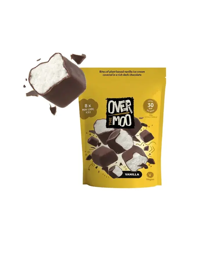 Over the Moo bocados helado Vainilla 72gr