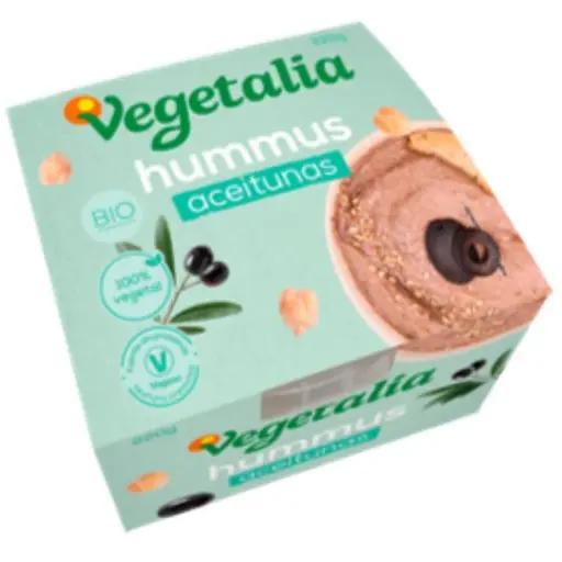 Vegetalia hummus aceitunas