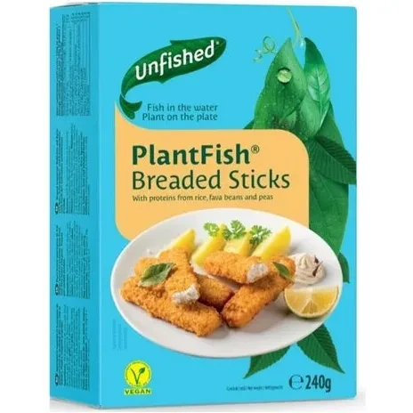 Unfished Plantfish breaded sticks