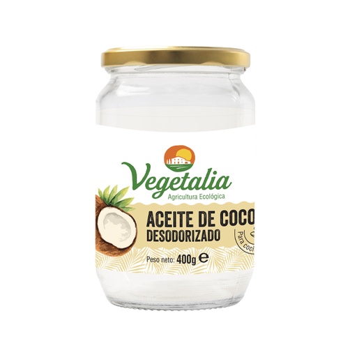 Vegetalia aceite de coco desodorizado 400gr