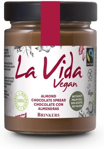 La vida vegan Crema de almendras y chocolate