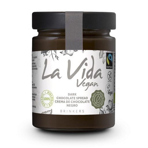 La vida vegan Crema de chocolate negro