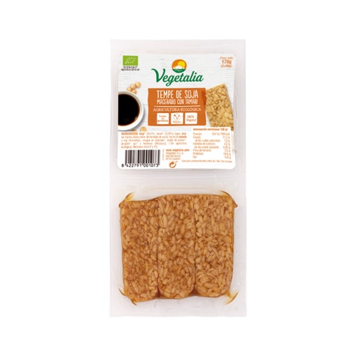 Vegetalia Tempe de soja macerado tamari 170gr