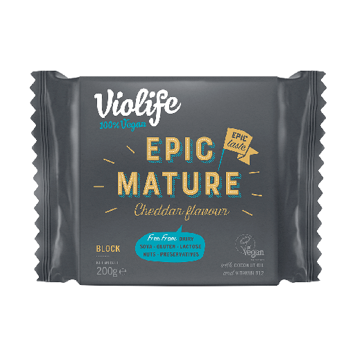 Violife EPIC mature cheddar bloque 200gr