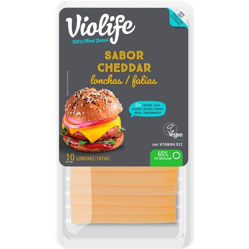 Violife Lonchas cheddar 200g