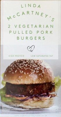 Linda McCartney's Pulled pork burgers